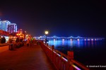 Dandong Waterfront At Night
