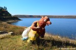 Bear Sculpture At Lake&nbsp;Mugye