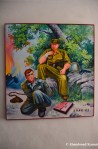 North Korean Propaganda Painting At A&nbsp;School