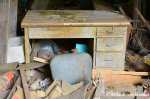 Abandoned Desk In A Japanese&nbsp;Barn