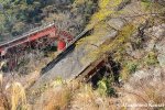 Partly Collapsed Red Bridge