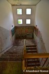 Concrete Staircase Of An Abandoned School