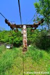 Abandoned Chairlift On A Sunny Day
