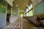Hallway Of A Wooden Japanese&nbsp;School