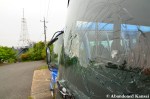 Vandalized Hotel Bus