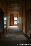 Wooden Hospital Hallway